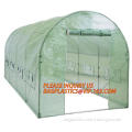 Outdoor Portable PE Leno Fabric Plant Greenhouse, Durable Green Plastic Flower Greenhouse With Window, Agricultural Durable Wate